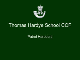 Occupation - The Thomas Hardye School