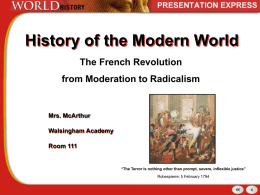 Revolution-From Moderation to Radicalism-Wk5