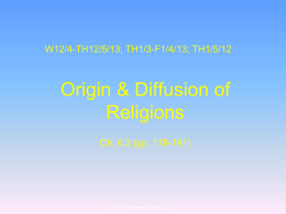 Ch. 6.2: Religious Diffusion