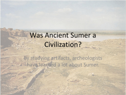 Was Ancient Sumer a Civilization? - aoaks