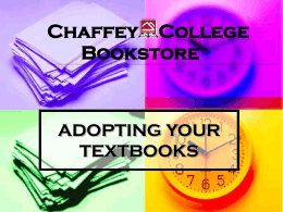 Chaffey College Bookstore - National Association of College Stores