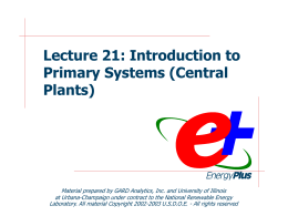 Lecture 21 Intro to Primary Systems