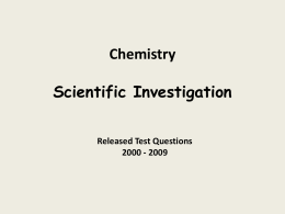 CH.1 Scientific Investigation Released