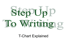 Step Up to Writing PPT