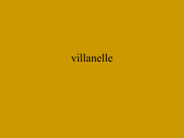 villanelle