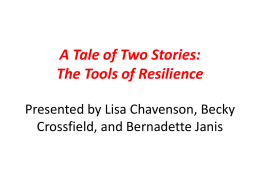 The Tools of Resilience