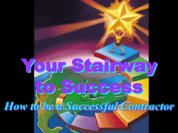 Your Stairway to Success