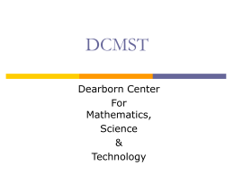 dcmst - Dearborn High School