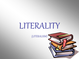 LITERALITY