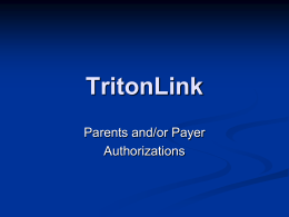 Triton-Link - UCSD - Student Business Services