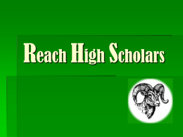 Brown - Reach High Scholars