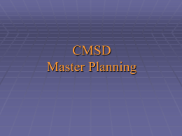 CMSD Master Planning - Cleveland Metropolitan School District