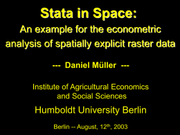 Stata in Space:
