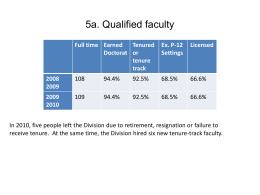 5a Qualified faculty