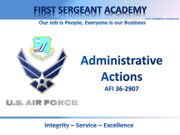 AFRC Administrative Actions (new window)
