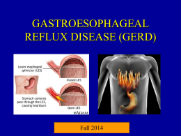 Gastroesophageal Reflux Disease (GERD) is a Common Disease