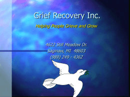 Grief Recovery Inc. - School District of Grafton