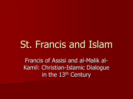 St. Francis and the Sultan