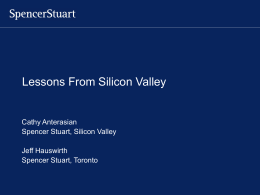 Lessons from Silicon Valley - C. Anterasian