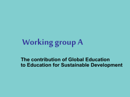 Education for Global Citizenship