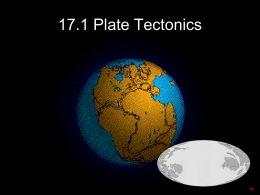 17.1 Plate Tectonics