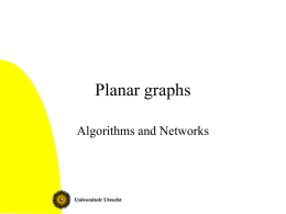 Network Algorithms: Planar Graphs