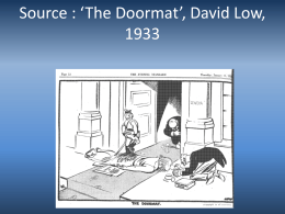 Source : `The Doormat`, David Low, 1933