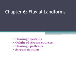 Chapter 6: Fluvial Landforms