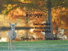 Biology Intro