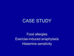 Case-study-1 - Allergy, Nutrition