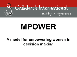 MPOWER - Childbirth International