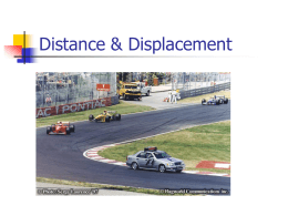 Displacement and distance ppt