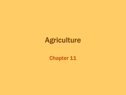 DeBlig Ch 11 Agriculture