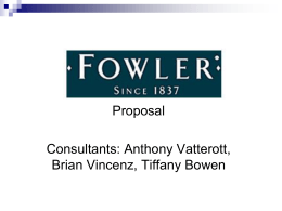 Fowler Distributing Company
