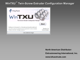 View WinTXU PowerPoint presentation