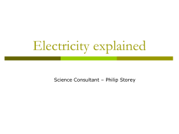 Electricity explained