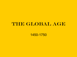 The Global Age - historyhappenings