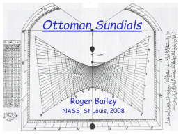 Ottoman Sundials - Walking Shadow Designs