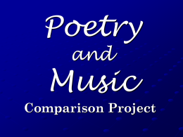 08Poem and Music Comparison