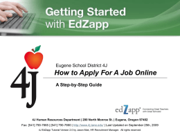 4J How to Apply Online Using EdZapp
