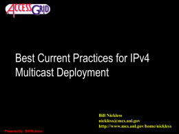 Configuring IP Multicast