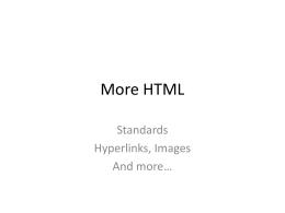 HTML Tags contd - DePaul University