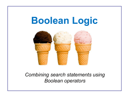 Boolean Logic