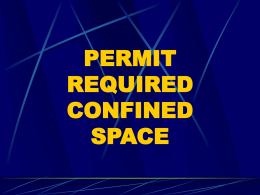 permit required confined space