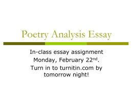Poetry Analysis EssayWorldLit_Feb22