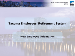 What is the Tacoma Employees` Retirement System?