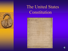 The Principles of the United States Constitution
