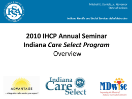 Indiana Care Select Overview