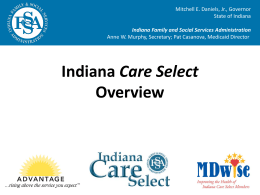Indiana Care Select Overview