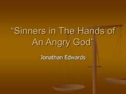 “Sinners in The Hands of An Angry God” page 79